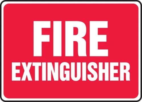 Image of Fire Extinguisher Sign